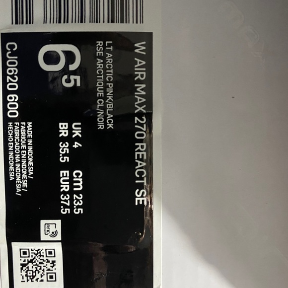Nike Air Max 270 React SE CJ0620 600 LT No box lid - Picture 10 of 10